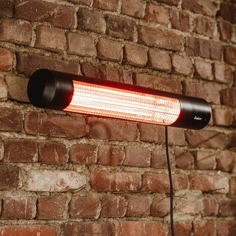 Enders Enders Oxeo wand heater zwart 2000 Watt Enders Enders Oxeo wand heater zwart 2000 Watt