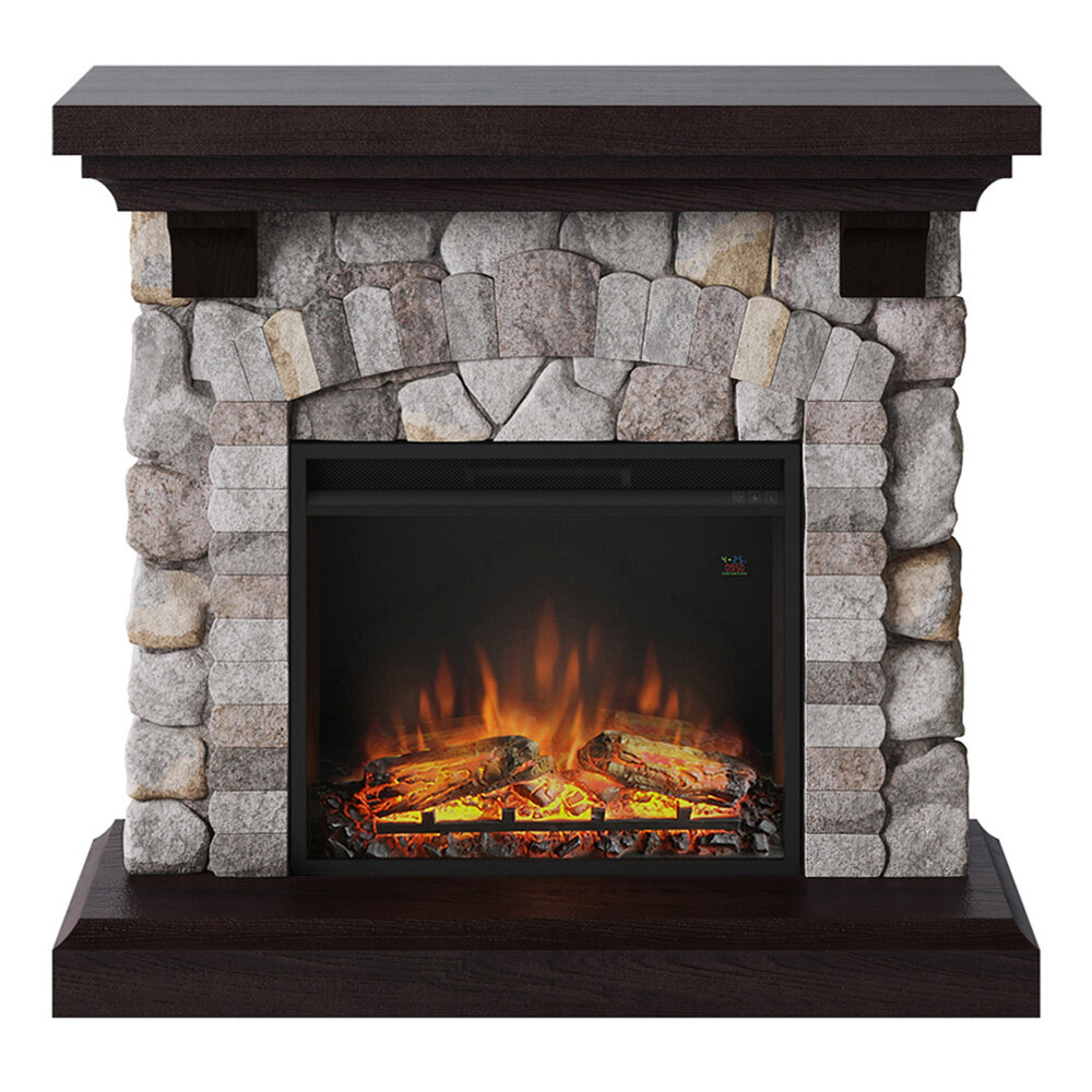 TAGU TAGU Reino Rock Grey met elektrische haard TAGU TAGU Reino Rock Grey met elektrische haard