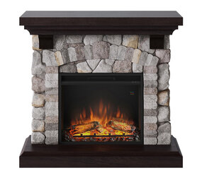 TAGU TAGU Reino Rock Grey met elektrische haard TAGU TAGU Reino Rock Grey met elektrische haard