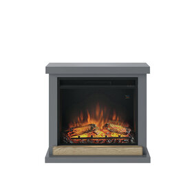 TAGU TAGU Hagen Solid Grey met elektrische haard TAGU TAGU Hagen Solid Grey met elektrische haard
