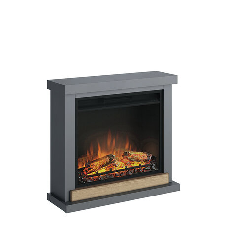 TAGU TAGU Hagen Solid Grey met elektrische haard TAGU TAGU Hagen Solid Grey met elektrische haard