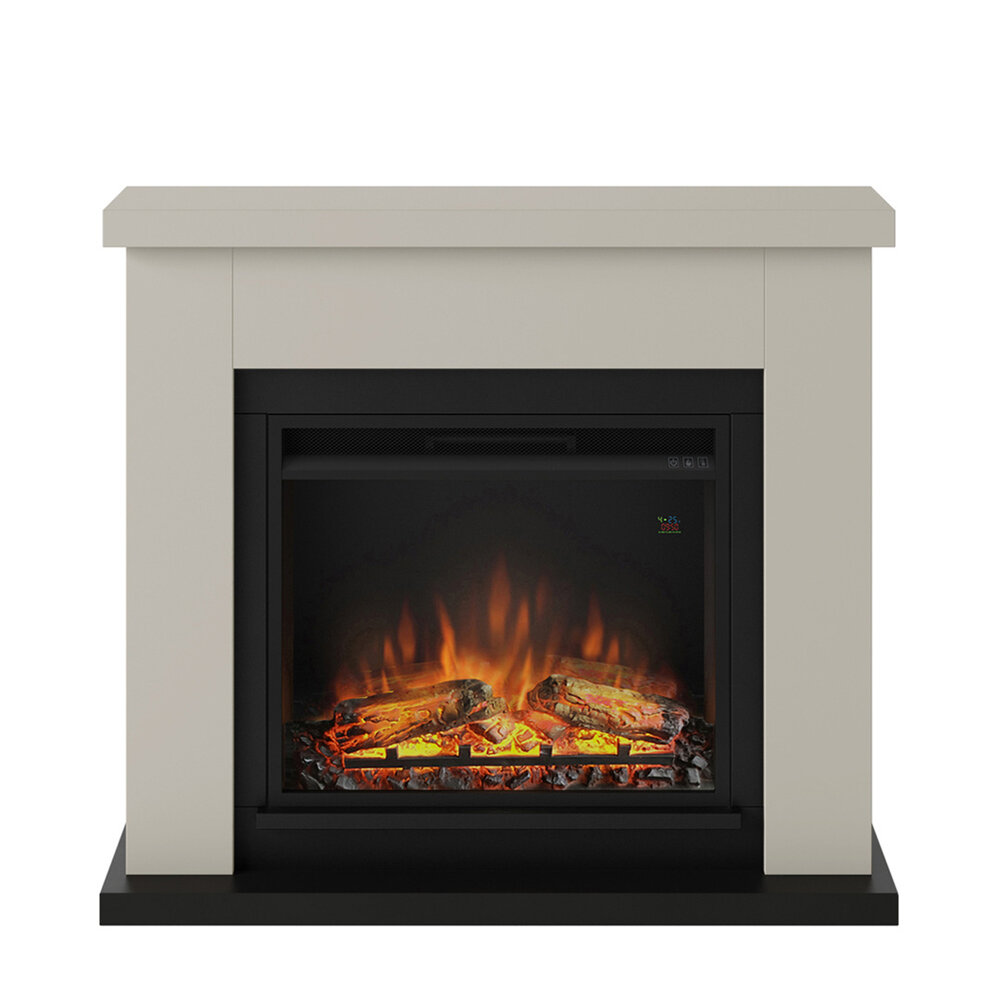 TAGU TAGU Frode Light Beige met elektrische haard TAGU TAGU Frode Light Beige met elektrische haard