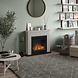 TAGU TAGU Frode Light Beige met elektrische haard TAGU TAGU Frode Light Beige met elektrische haard