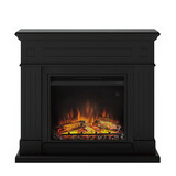 TAGU TAGU Larsen Deep Black met elektrische haard TAGU TAGU Larsen Deep Black met elektrische haard