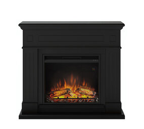 TAGU TAGU Larsen Deep Black met elektrische haard TAGU TAGU Larsen Deep Black met elektrische haard