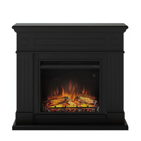 TAGU TAGU Larsen Deep Black met elektrische haard TAGU TAGU Larsen Deep Black met elektrische haard