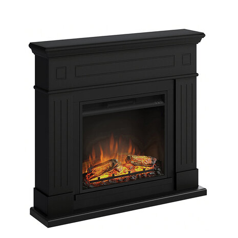 TAGU TAGU Larsen Deep Black met elektrische haard TAGU TAGU Larsen Deep Black met elektrische haard