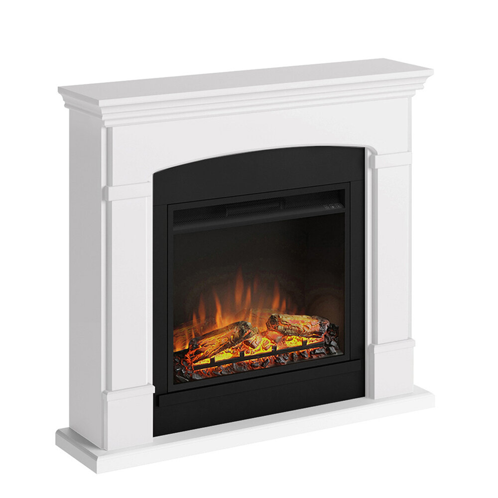 TAGU TAGU Helmi Pure White met elektrische haard TAGU TAGU Helmi Pure White met elektrische haard