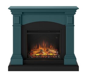 TAGU TAGU Magna Soft Turquoise met elektrische haard TAGU TAGU Magna Soft Turquoise met elektrische haard