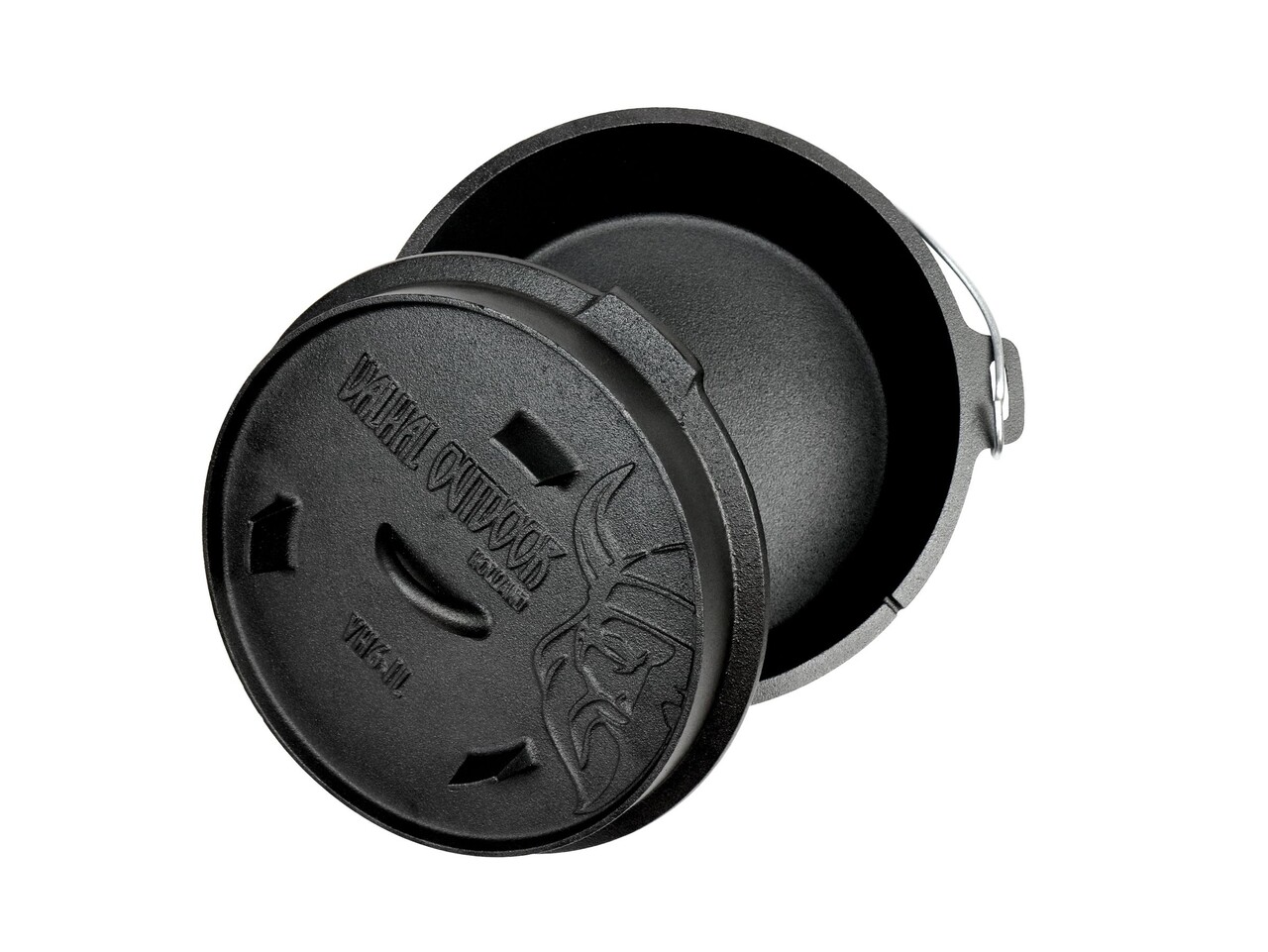Valhal Valhal Gietijzeren Dutch Oven zonder Pootjes 6,1 Liter