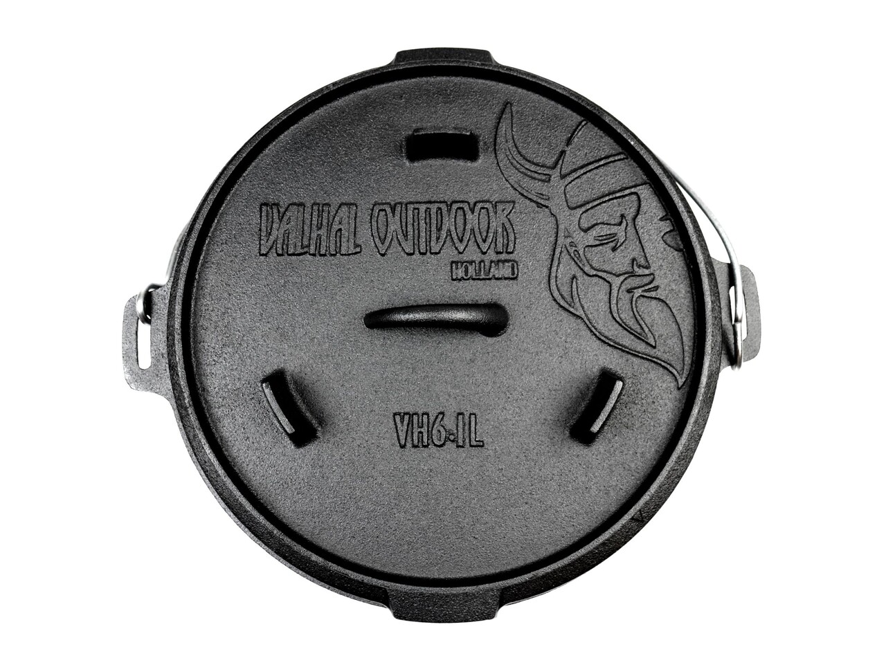Valhal Valhal Gietijzeren Dutch Oven zonder Pootjes 6,1 Liter