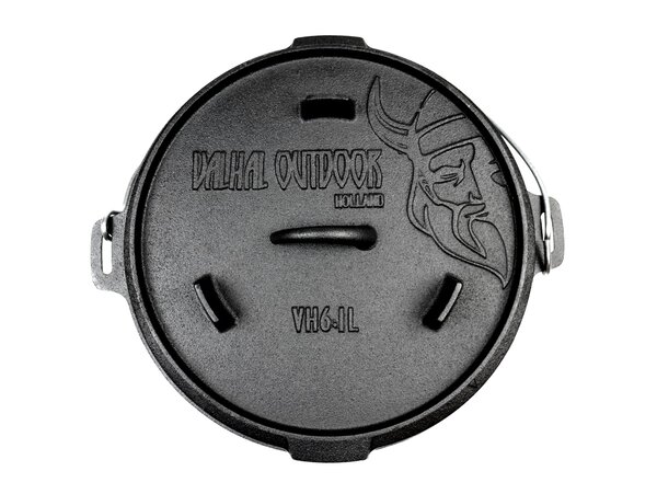 Valhal Valhal Gietijzeren Dutch Oven zonder Pootjes 6,1 Liter
