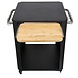 Cozze Cozze Trolley voor Pizzaoven met Uitschuifbare Snijplank - Zwart Cozze Cozze Trolley voor Pizzaoven met Uitschuifbare Snijplank - Zwart
