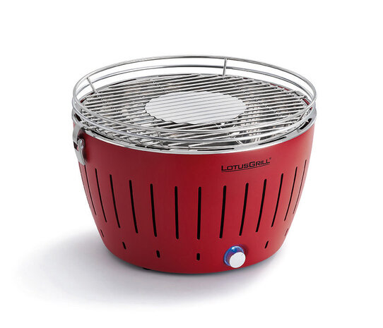 LotusGrill LotusGrill Classic Tafelbarbecue - Ø350mm - Rood LotusGrill LotusGrill Classic Tafelbarbecue - Ø350mm - Rood
