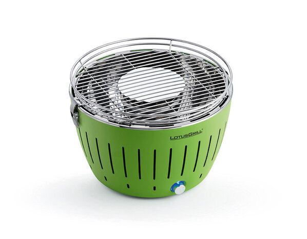 LotusGrill LotusGrill Classic Tafelbarbecue - Ø350mm - Groen LotusGrill LotusGrill Classic Tafelbarbecue - Ø350mm - Groen