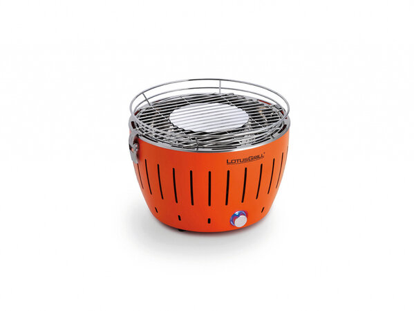 LotusGrill LotusGrill Tafelbarbecue Mini - Ø292mm - Oranje LotusGrill LotusGrill Tafelbarbecue Mini - Ø292mm - Oranje