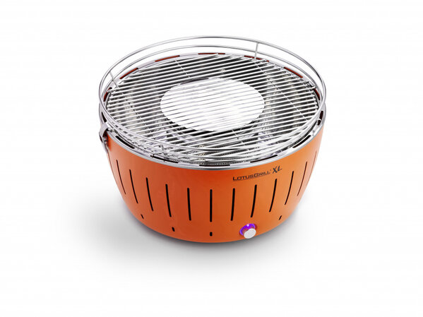 LotusGrill LotusGrill XL Tafelbarbecue - Ø435mm - Oranje LotusGrill LotusGrill XL Tafelbarbecue - Ø435mm - Oranje