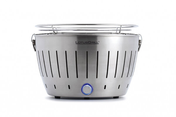LotusGrill LotusGrill Classic Tafelbarbecue - Ø350mm - rvs LotusGrill LotusGrill Classic Tafelbarbecue - Ø350mm - rvs