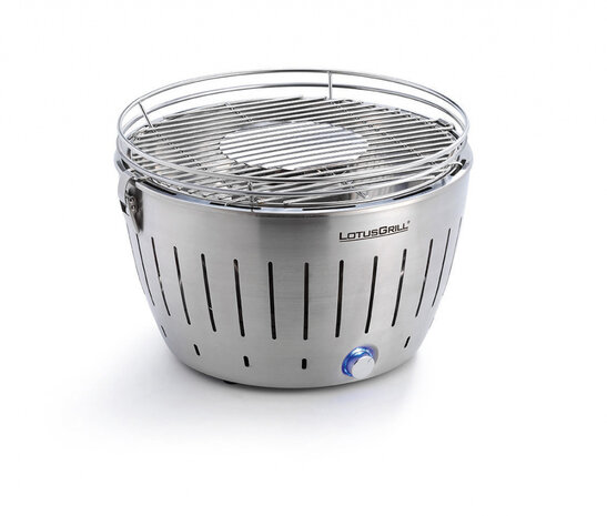 LotusGrill LotusGrill Classic Tafelbarbecue - Ø350mm - rvs LotusGrill LotusGrill Classic Tafelbarbecue - Ø350mm - rvs