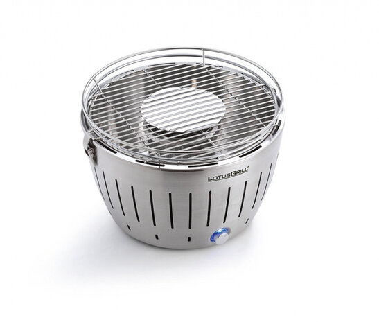 LotusGrill LotusGrill Classic Tafelbarbecue - Ø350mm - rvs LotusGrill LotusGrill Classic Tafelbarbecue - Ø350mm - rvs