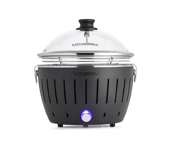LotusGrill LotusGrill Glazen deksel voor Mini Ø290mm - Met geïntegreerde thermometer LotusGrill LotusGrill Glazen deksel voor Mini Ø290mm - Met geïntegreerde thermometer