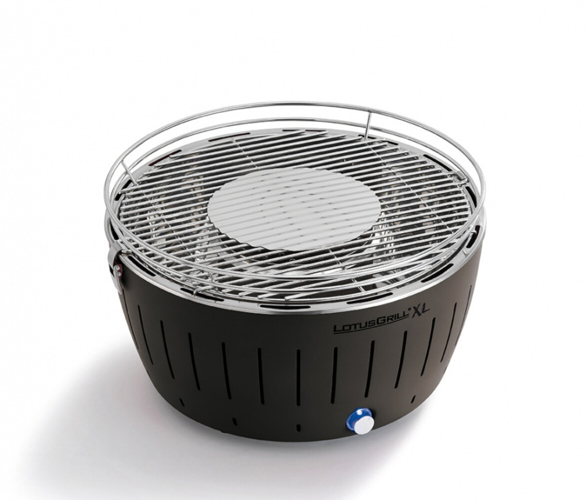 LotusGrill LotusGrill XL Tafelbarbecue - Ø435mm - Antraciet LotusGrill LotusGrill XL Tafelbarbecue - Ø435mm - Antraciet