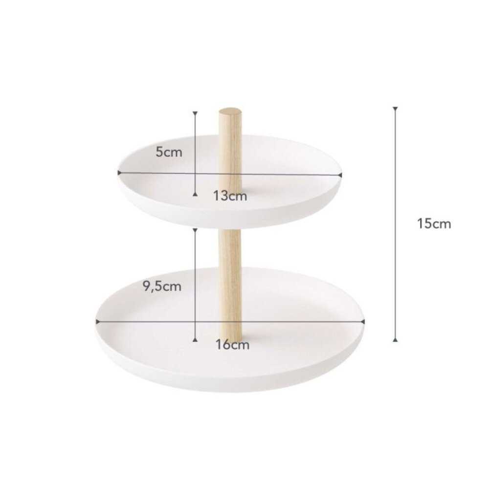 Yamazaki Yamazaki Sieradenhouder 2 - Tosca - White