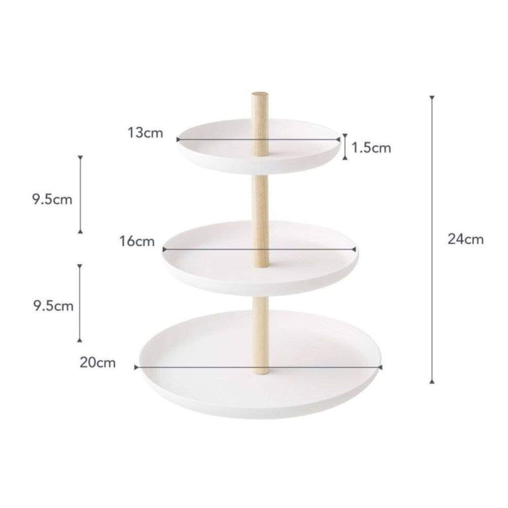 Yamazaki Yamazaki Sieradenhouder 3 - Tosca - White