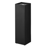 Yamazaki Yamazaki Toiletrol houder Gesloten - Tower - black Yamazaki Yamazaki Toiletrol houder Gesloten - Tower - black