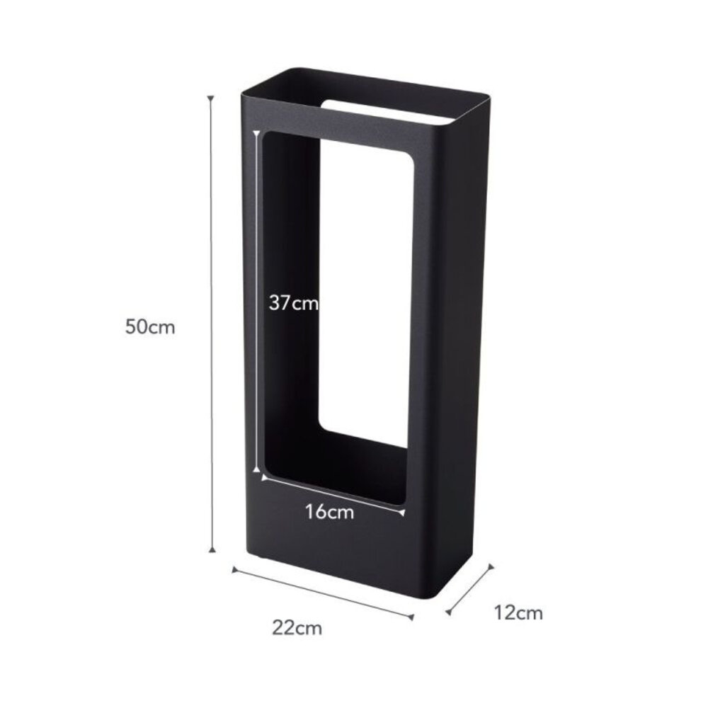 Yamazaki Yamazaki Slim Paraplubak - Tower - Black