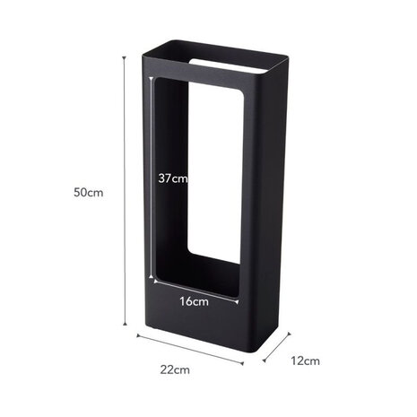 Yamazaki Yamazaki Slim Paraplubak - Tower - Black