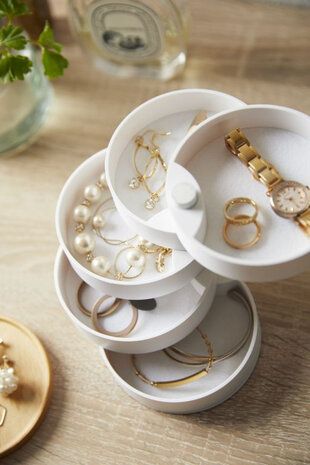 Yamazaki Yamazaki 5-level Sieradendoos - Tosca - White