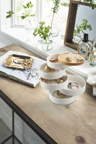 Yamazaki Yamazaki 5-level Sieradendoos - Tosca - White