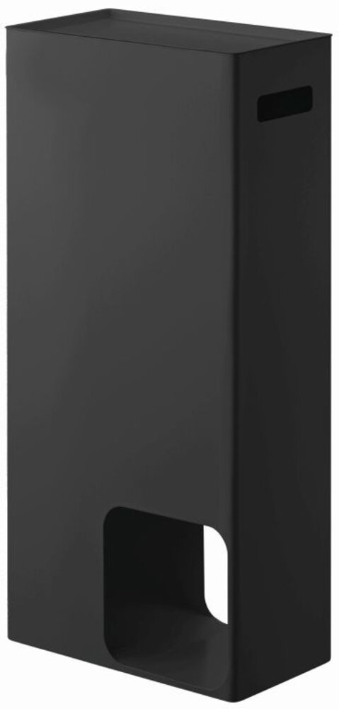 Yamazaki Yamazaki Toiletrol houder - Tower - black Yamazaki Yamazaki Toiletrol houder - Tower - black