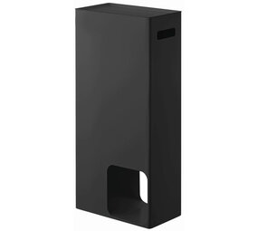 Yamazaki Yamazaki Toiletrol houder - Tower - black Yamazaki Yamazaki Toiletrol houder - Tower - black