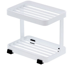 Yamazaki Yamazaki Zeepbakje 2 niveaus - Tower - white Yamazaki Yamazaki Zeepbakje 2 niveaus - Tower - white