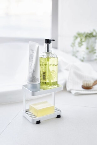 Yamazaki Yamazaki  Zeepbakje 2 niveaus - Tower - white