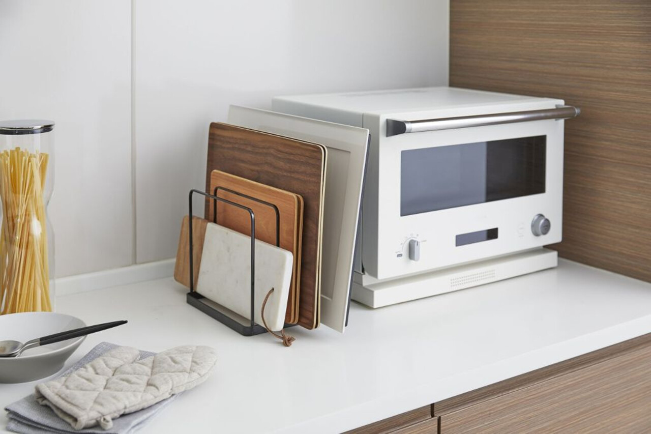 Yamazaki Yamazaki Dienblad en Snijplank Standaard - Tower - Black