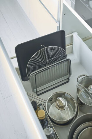 Yamazaki Yamazaki Dienblad en Snijplank Standaard - Tower - Black