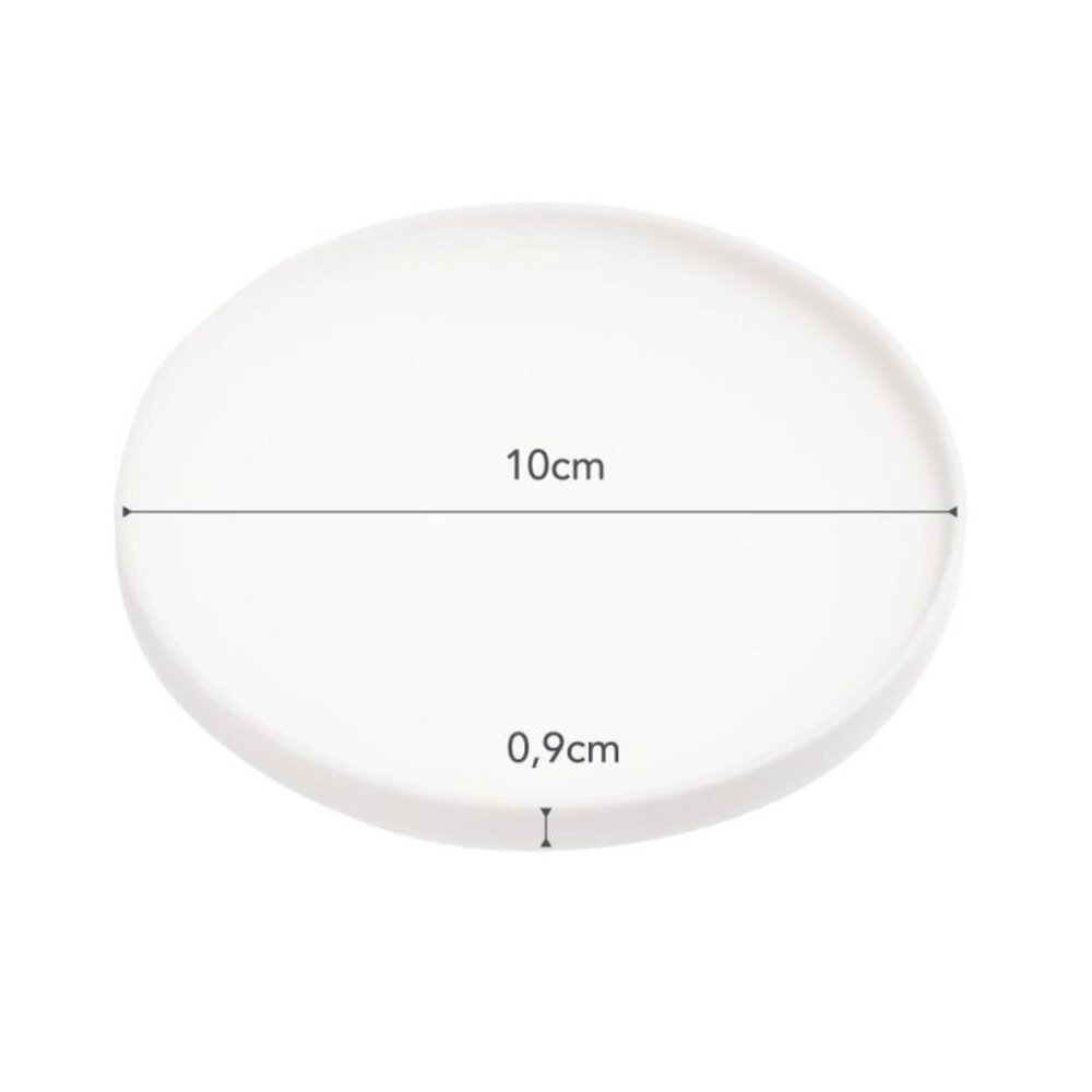 Yamazaki Yamazaki Onderzetter Rond - Tower - white Yamazaki Yamazaki Onderzetter Rond - Tower - white