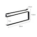 Yamazaki Yamazaki Keukenrolhouder - Tower - black Yamazaki Yamazaki Keukenrolhouder - Tower - black