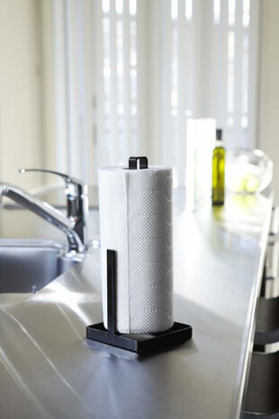 Yamazaki Yamazaki Keukenrolhouder - Tower - black
