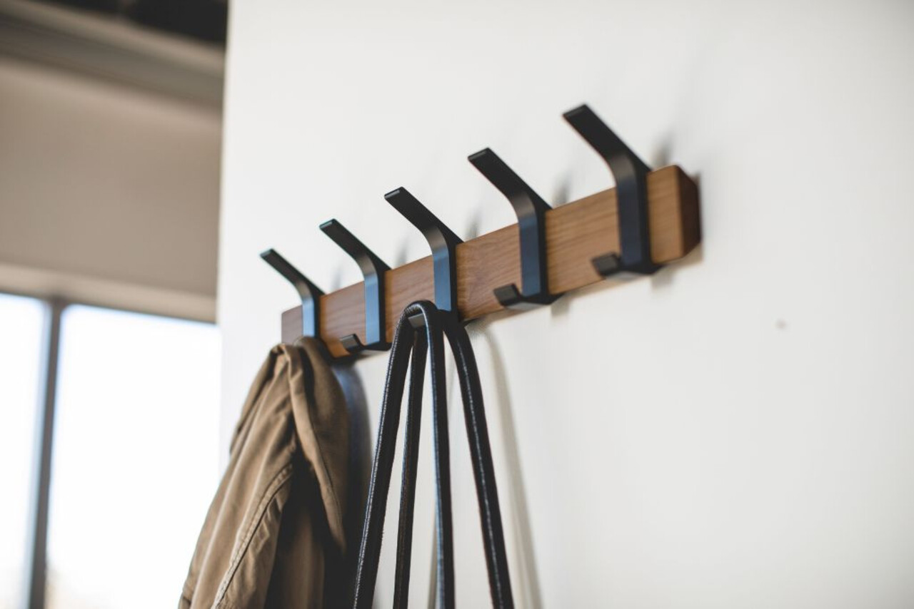 Yamazaki Yamazaki Wandkapstok - Rin - brown Yamazaki Yamazaki Wandkapstok - Rin - brown