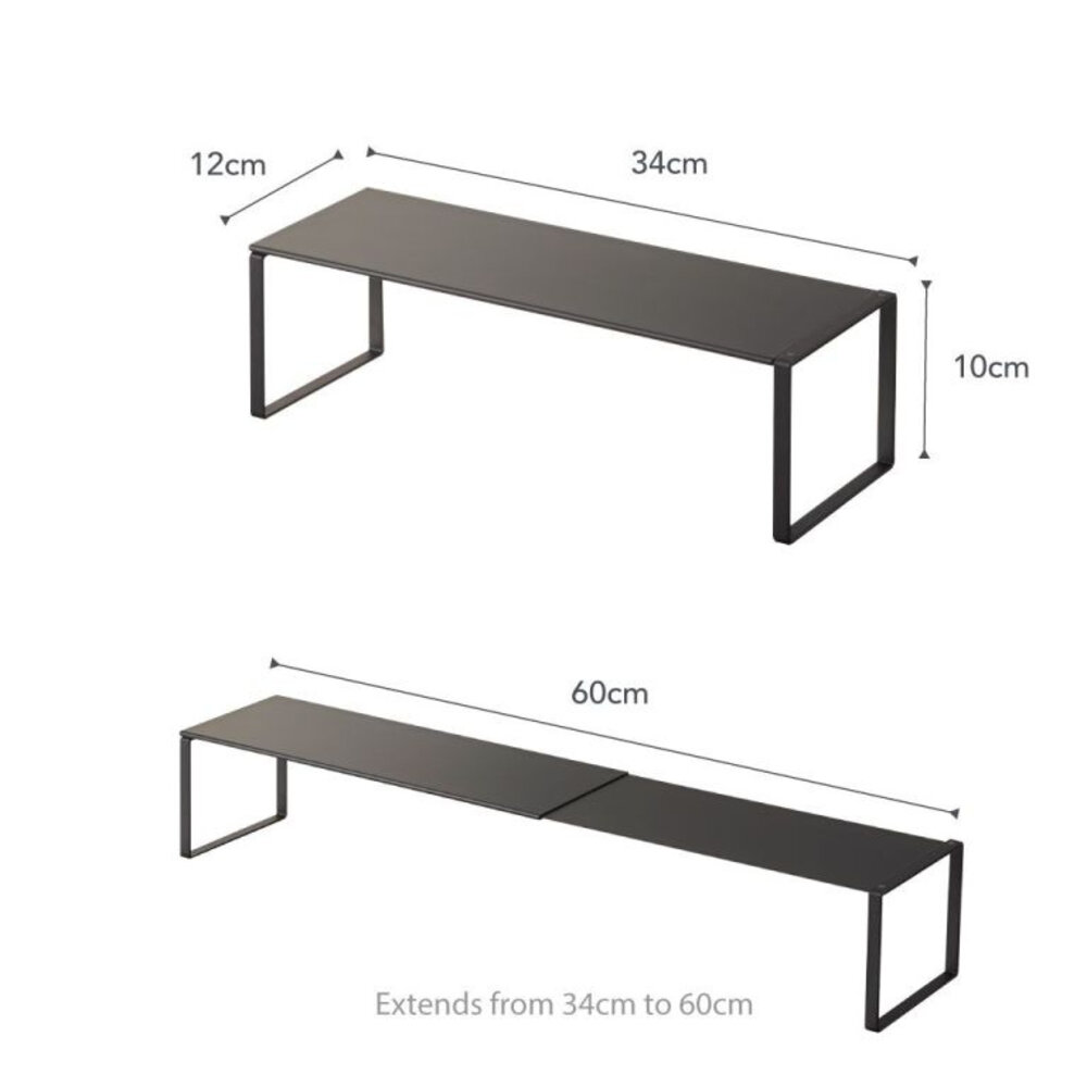 Yamazaki Yamazaki Schoenenrek uitschuifbaar - Frame - black