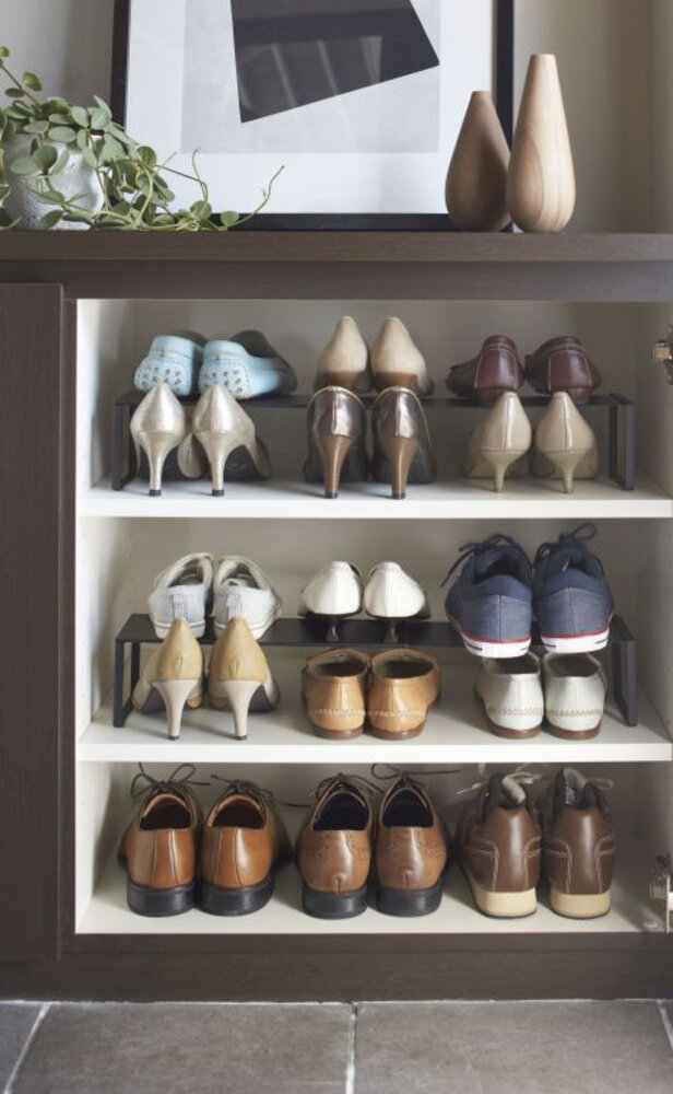 Yamazaki Yamazaki Schoenenrek uitschuifbaar - Frame - black