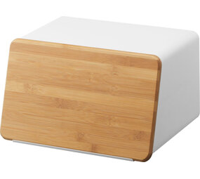 Yamazaki Yamazaki Broodtrommel met Deksel- Tower - White Yamazaki Yamazaki Broodtrommel met Deksel- Tower - White