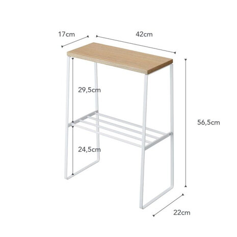 Yamazaki Yamazaki Bijzettafel - Tosca - white