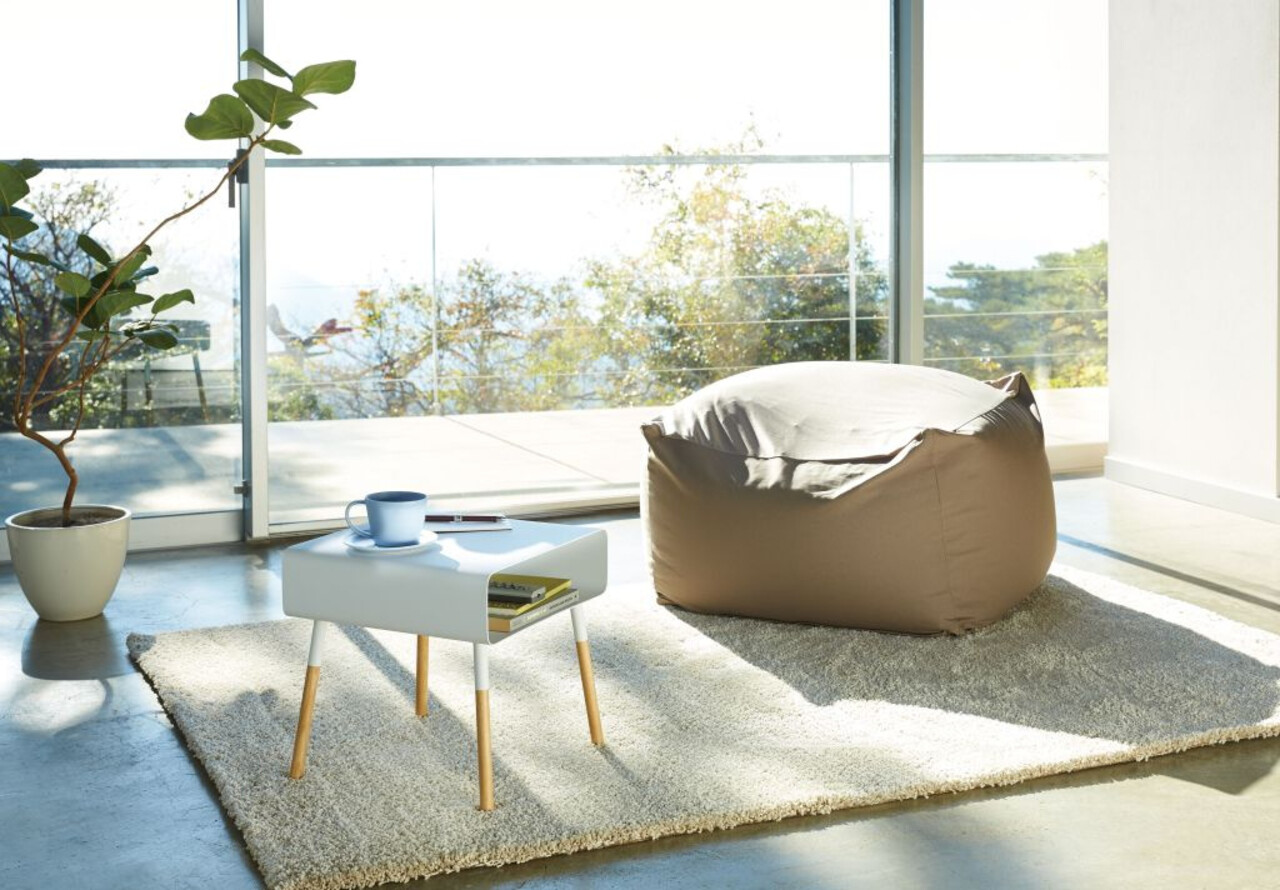 Yamazaki Yamazaki Bijzettafel Laag - Plain - white Yamazaki Yamazaki Bijzettafel Laag - Plain - white