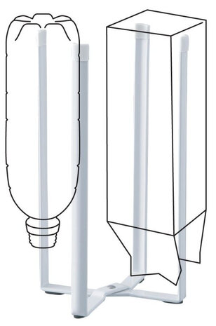 Yamazaki Yamazaki Multifunctionele Keukenstandaard - Tower - white Yamazaki Yamazaki Multifunctionele Keukenstandaard - Tower - white