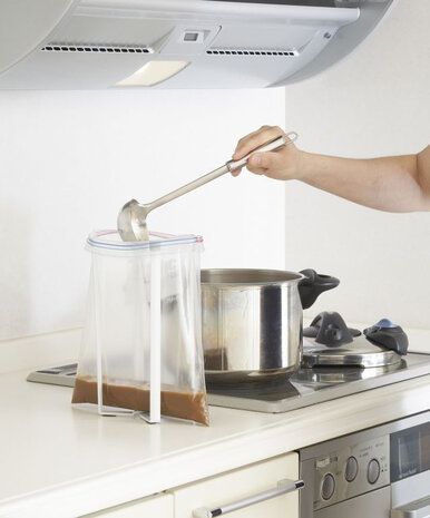 Yamazaki Yamazaki Multifunctionele Keukenstandaard - Tower - white Yamazaki Yamazaki Multifunctionele Keukenstandaard - Tower - white